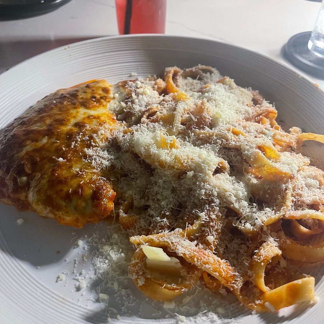 Calabria Trattoria signature dishes LasagnaChicken ParmesanEggplant Rollatini